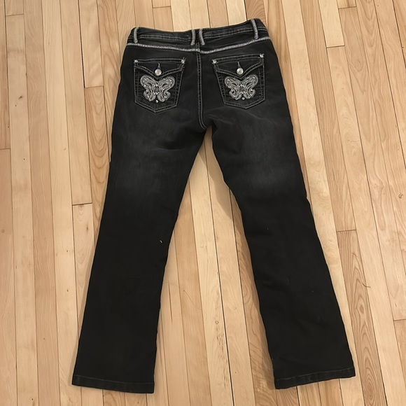 Vintage faded black jeans - Picture 2 of 2